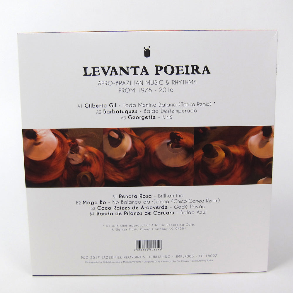 Jazz&Milk Recordings: Levanta Poeira - Afro-Brazilian Music 1976-2016 Vinyl LP