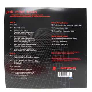 Jedi Mind Tricks: The Psycho-Social, Chemical, Biological & Electro-Magnetic Manipulation of Human Consciousness (Colored Vinyl) Vinyl 2LP