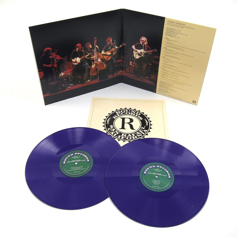 Jerry Garcia Acoustic Band: Almost Acoustic (180g, Purple Colored Vinyl) Vinyl 2LP