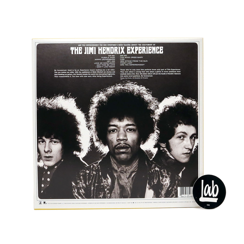 The Jimi Hendrix Experience: Are You Experienced? (180g) Vinyl 