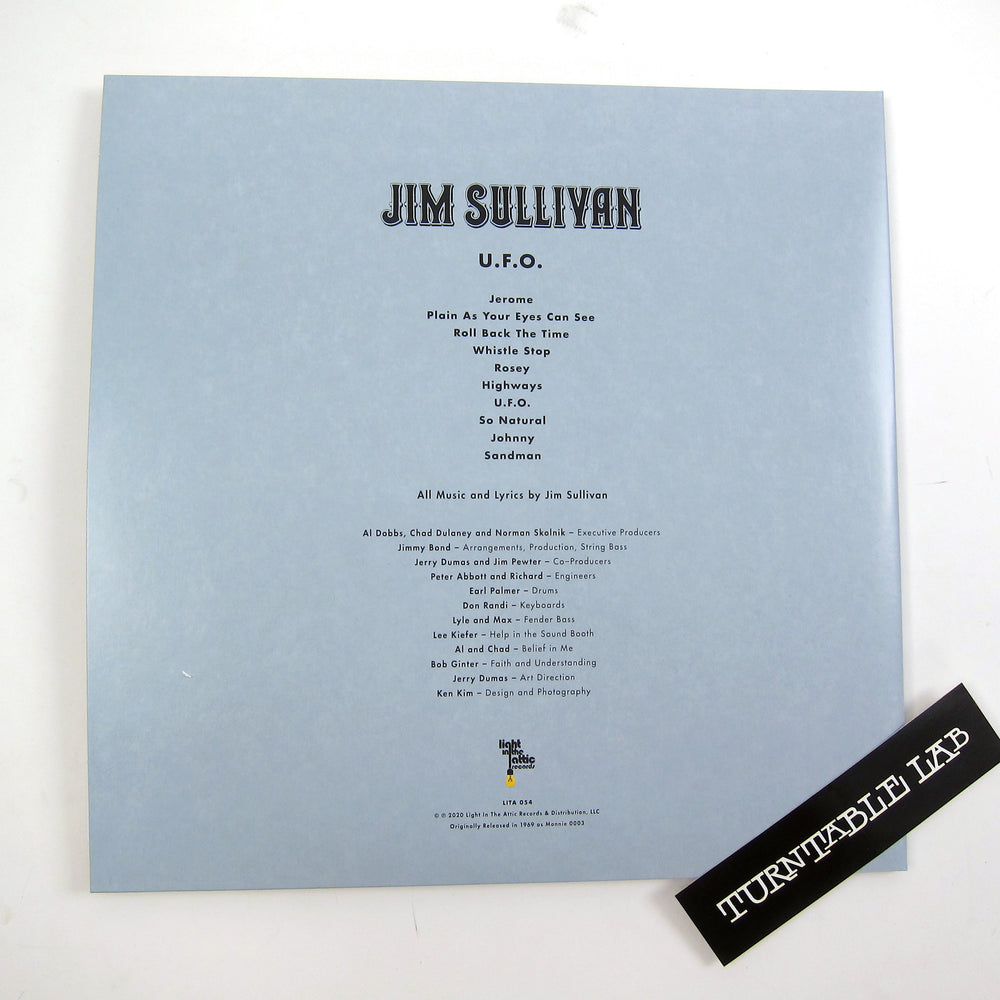 Jim Sullivan: U.F.O. (180g, Galaxy Colored Vinyl) Vinyl LP