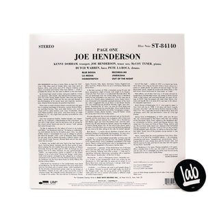 Joe Henderson: Page One (180g) Vinyl 