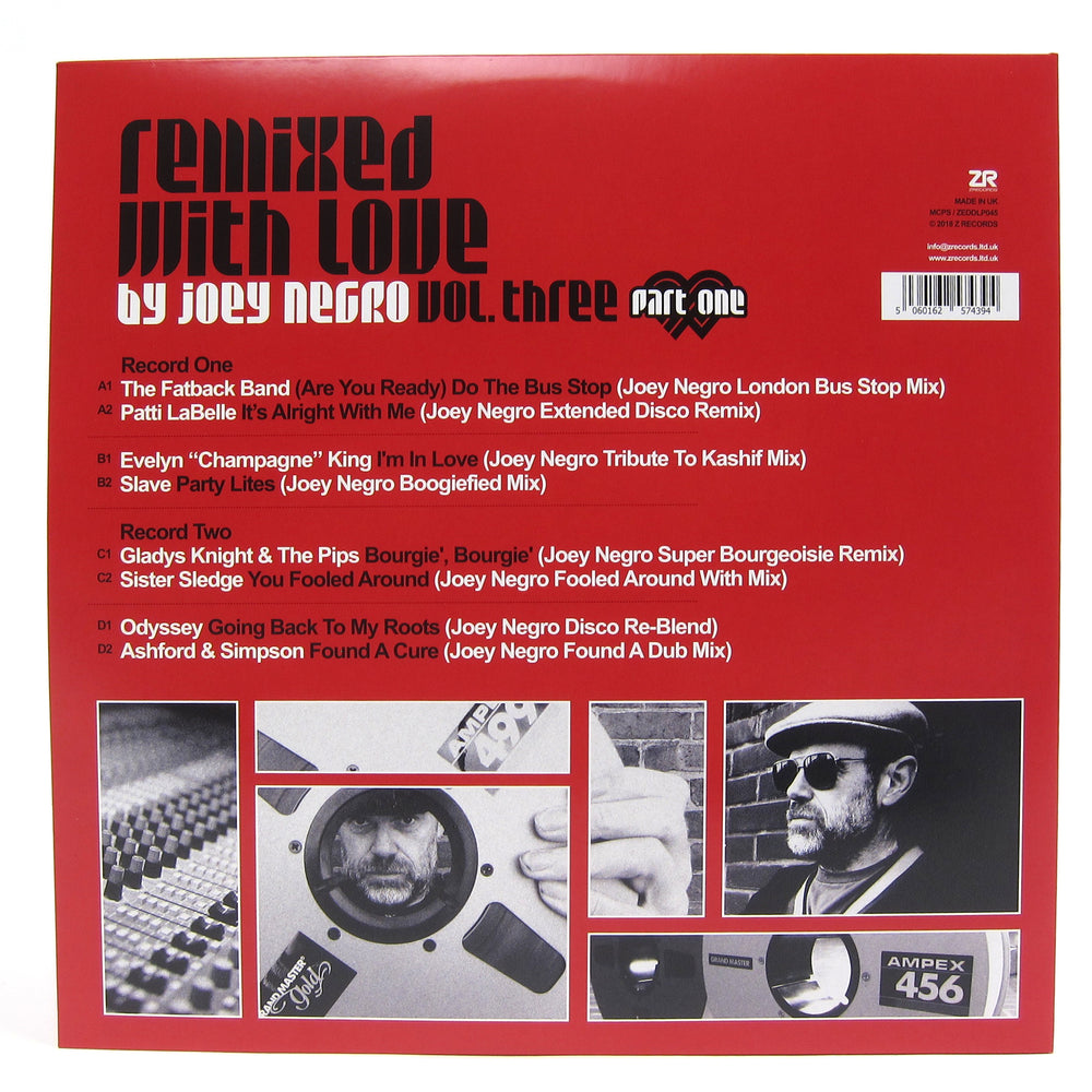 Joey Negro: Remixed With Love Vol.3 Pt.1 Vinyl 2LP