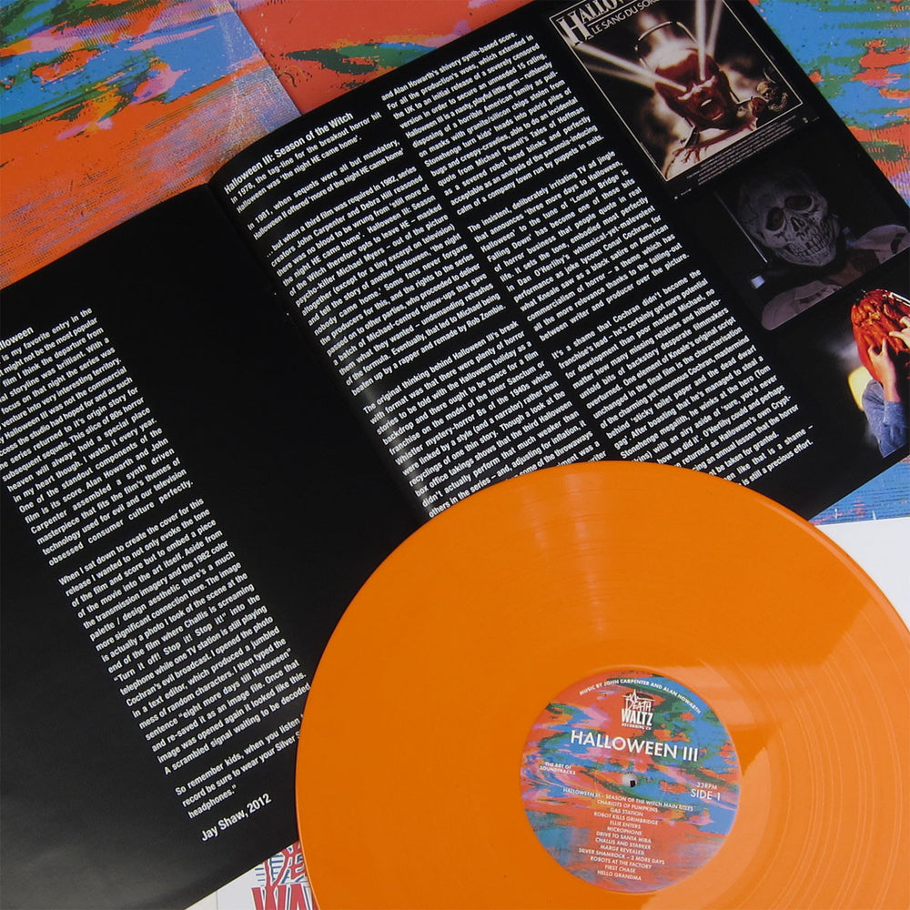 John Carpenter and Alan Howarth: Halloween III OST (Orange Vinyl) Vinyl LP detail 2