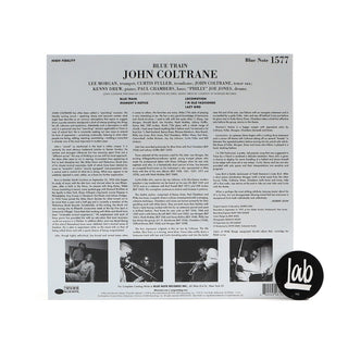 John Coltrane: Blue Train (Tone Poet 180g, Mono) Vinyl LP