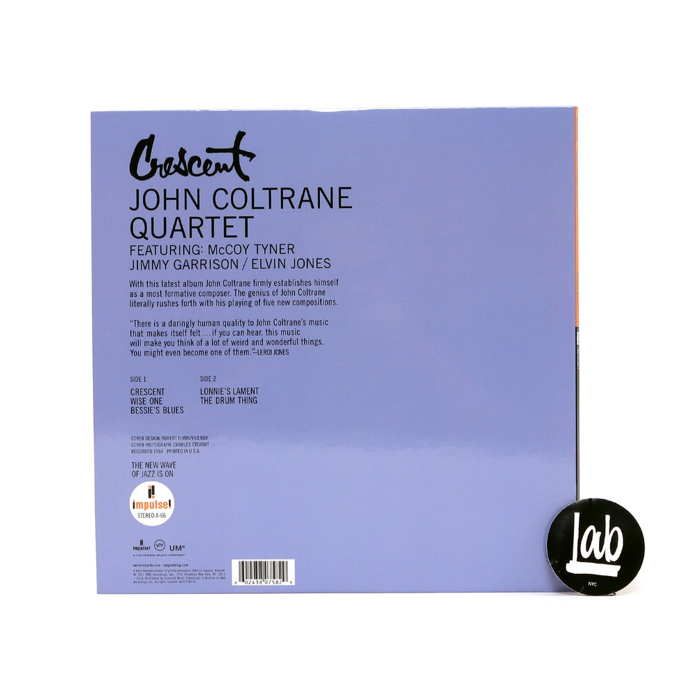John Coltrane Quartet: Crescent (Acoustic Sounds 180g) Vinyl LP