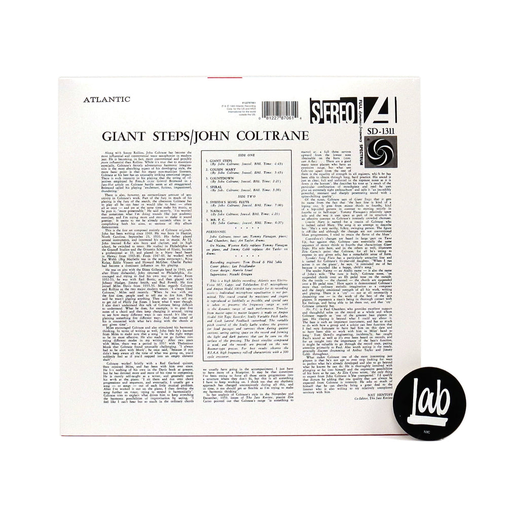 John Coltrane: Giant Steps Vinyl (UK Import) LP