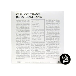 John Coltrane: Ole Coltrane (180g) Vinyl LP