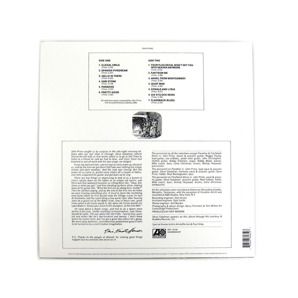 John Prine: John Prine Vinyl LP