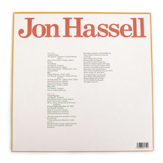 Jon Hassell: Vernal Equinox Vinyl LP