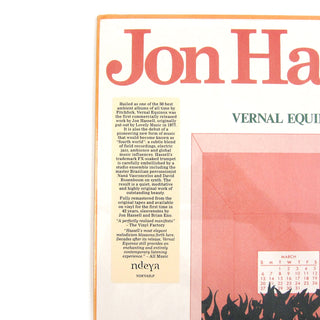 Jon Hassell: Vernal Equinox Vinyl LP