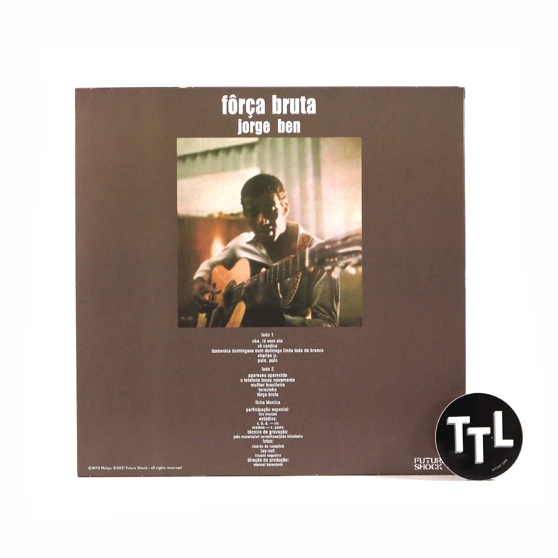 Jorge Ben: Forca Bruta (Colored Vinyl) Vinyl LP – TurntableLab.com