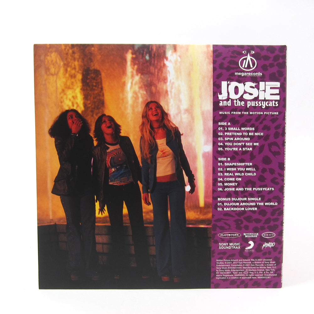 Josie And The Pussycats: Music From The Motion Picture (180g, Colored Vinyl) Vinyl LP+7"