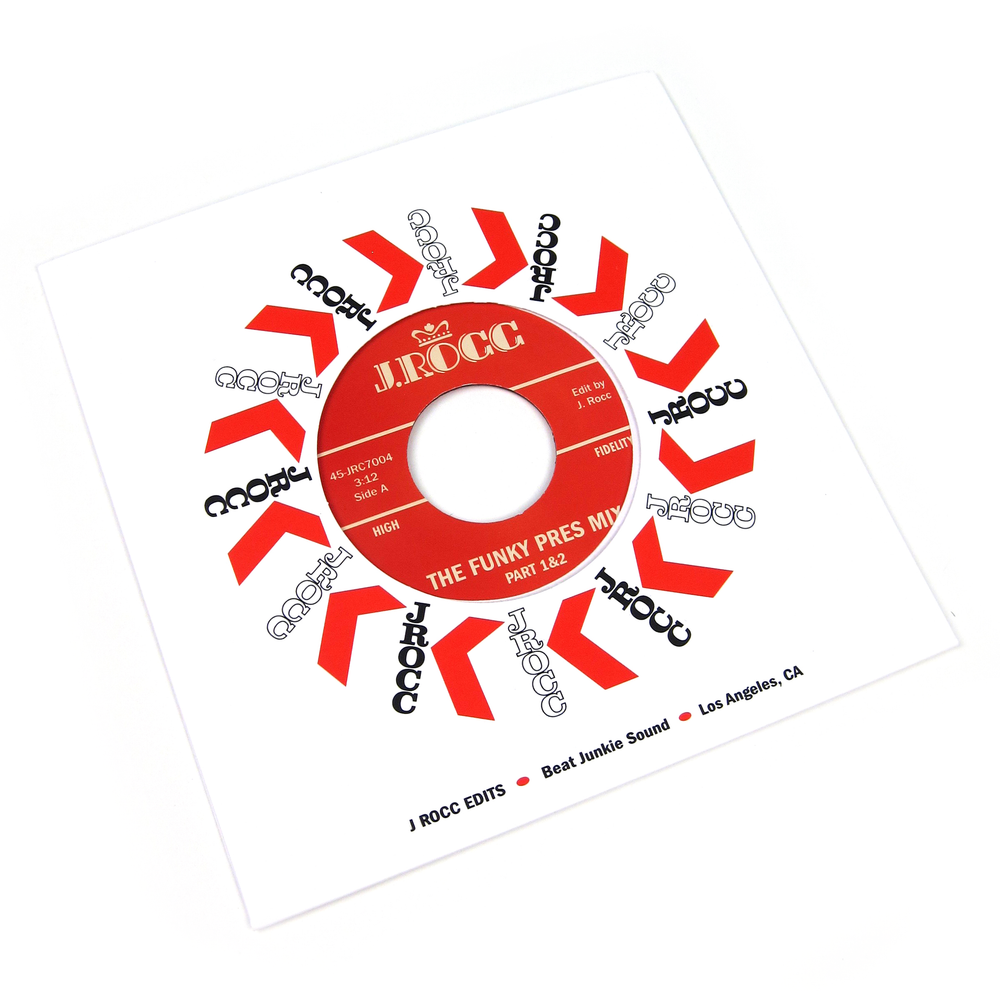 J Rocc: Funky President Edits Vol.4 - The Funky Pres Mix Part 1&2 Vinyl 7"