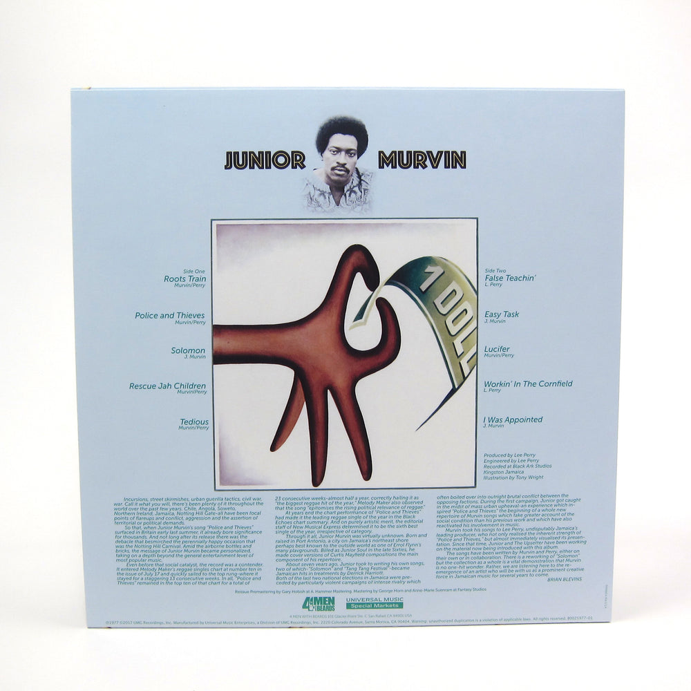 Junior Murvin: Police & Thieves (Blue Colored Vinyl) Vinyl LP