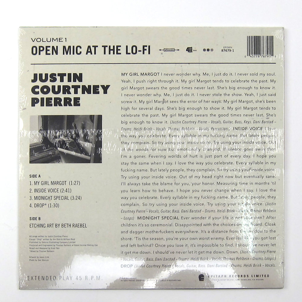 Justin Courtney Pierre: Open Mic At The Lo-Fi Vol.1 (Motion City Soundtrack) Vinyl LP (Record Store Day)