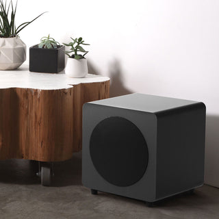 Kanto: SUB8 Vinyl Powered Subwoofer - Vinyl Black (SUB8VMB)