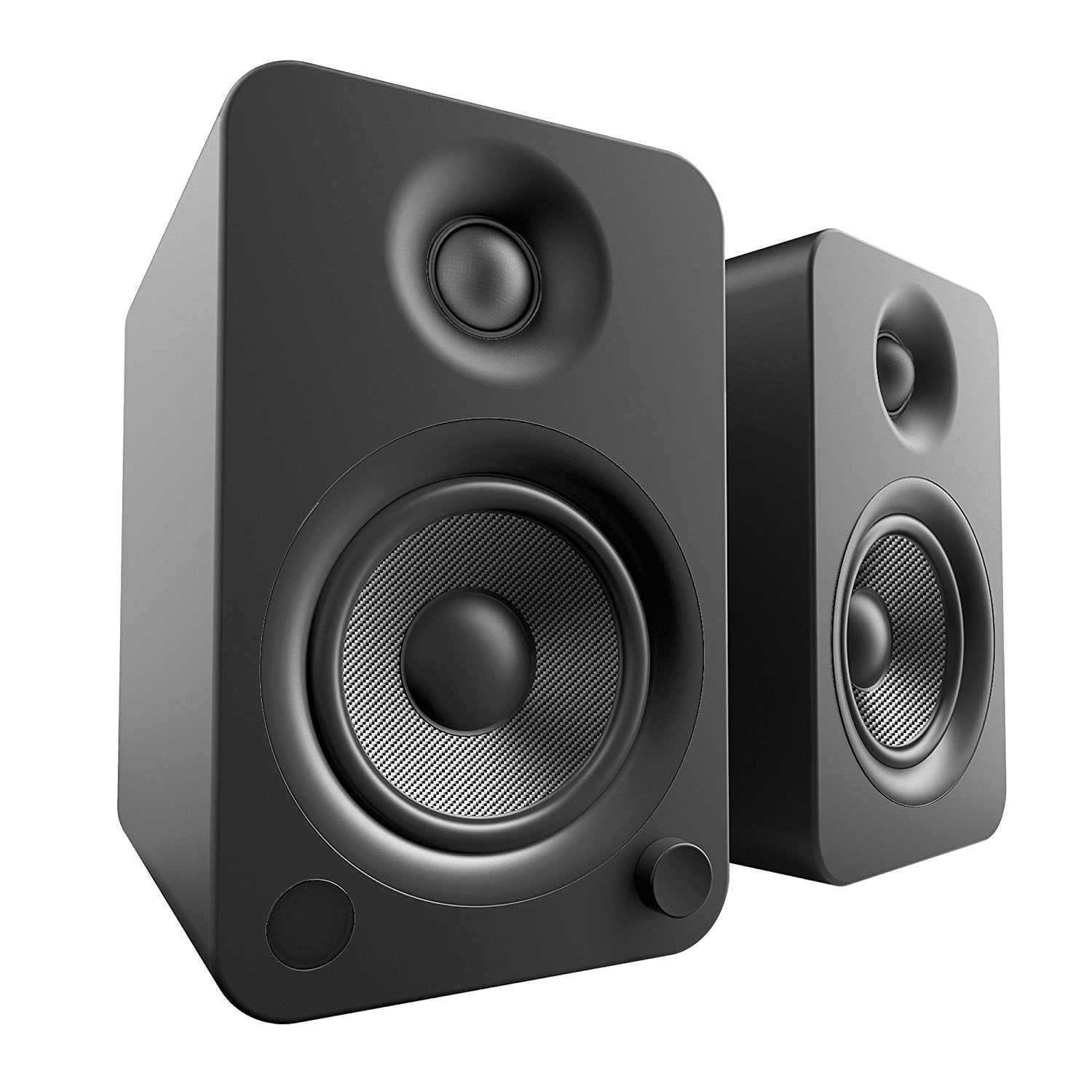 Kanto: YU4 Powered Bookshelf Speakers Matte Black (YU4MB