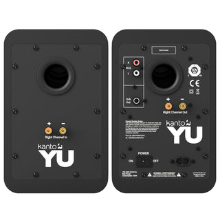 Kanto: YU Powered Bookshelf Speakers - Black