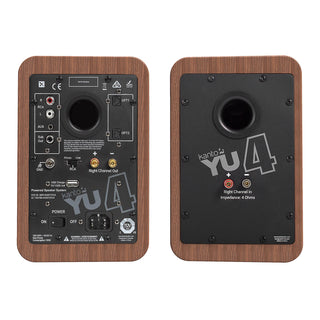 Kanto: YU4 Powered Bookshelf Speakers - Walnut