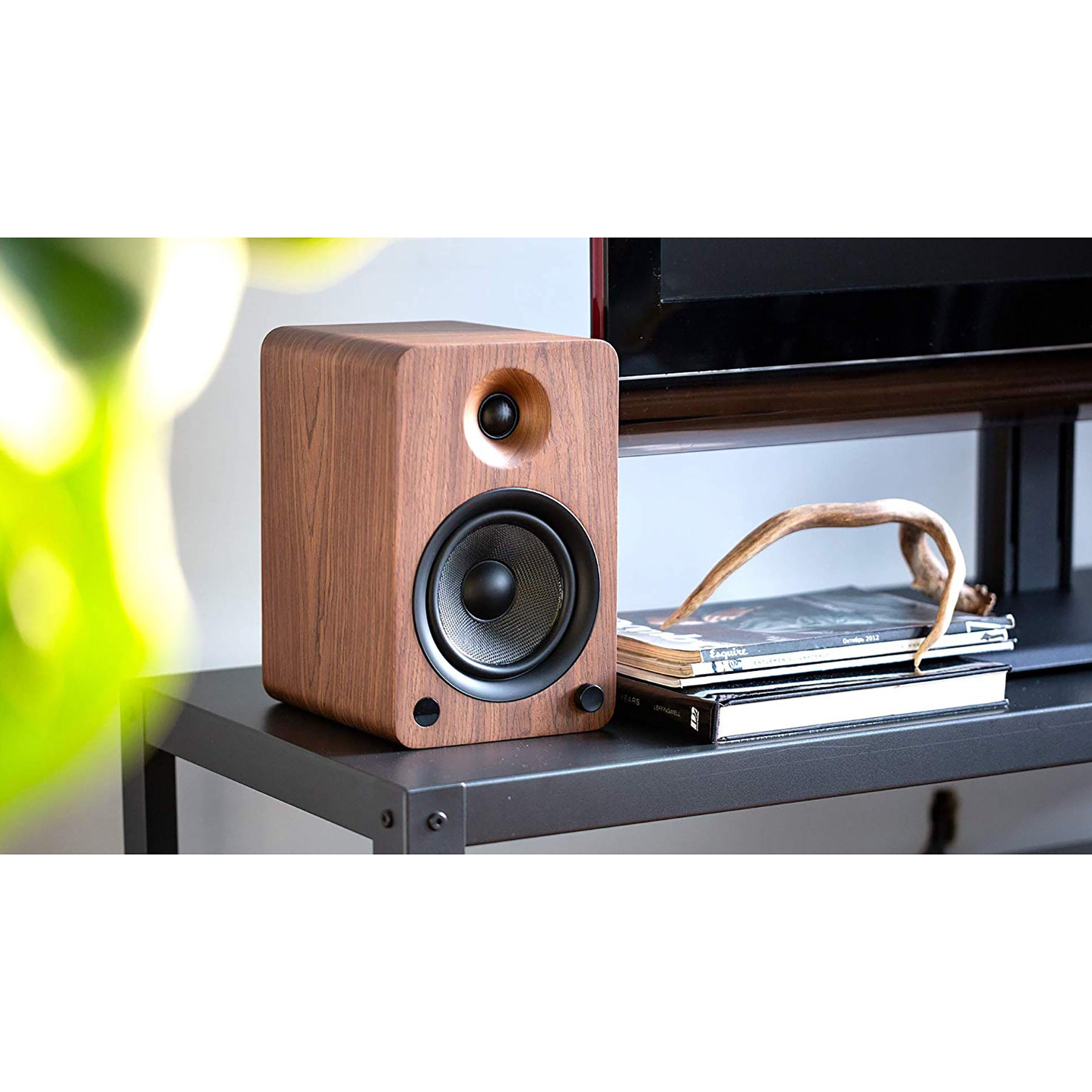 Kanto: YU6 Powered Bookshelf Speakers - Walnut (YU6WALNUT ...