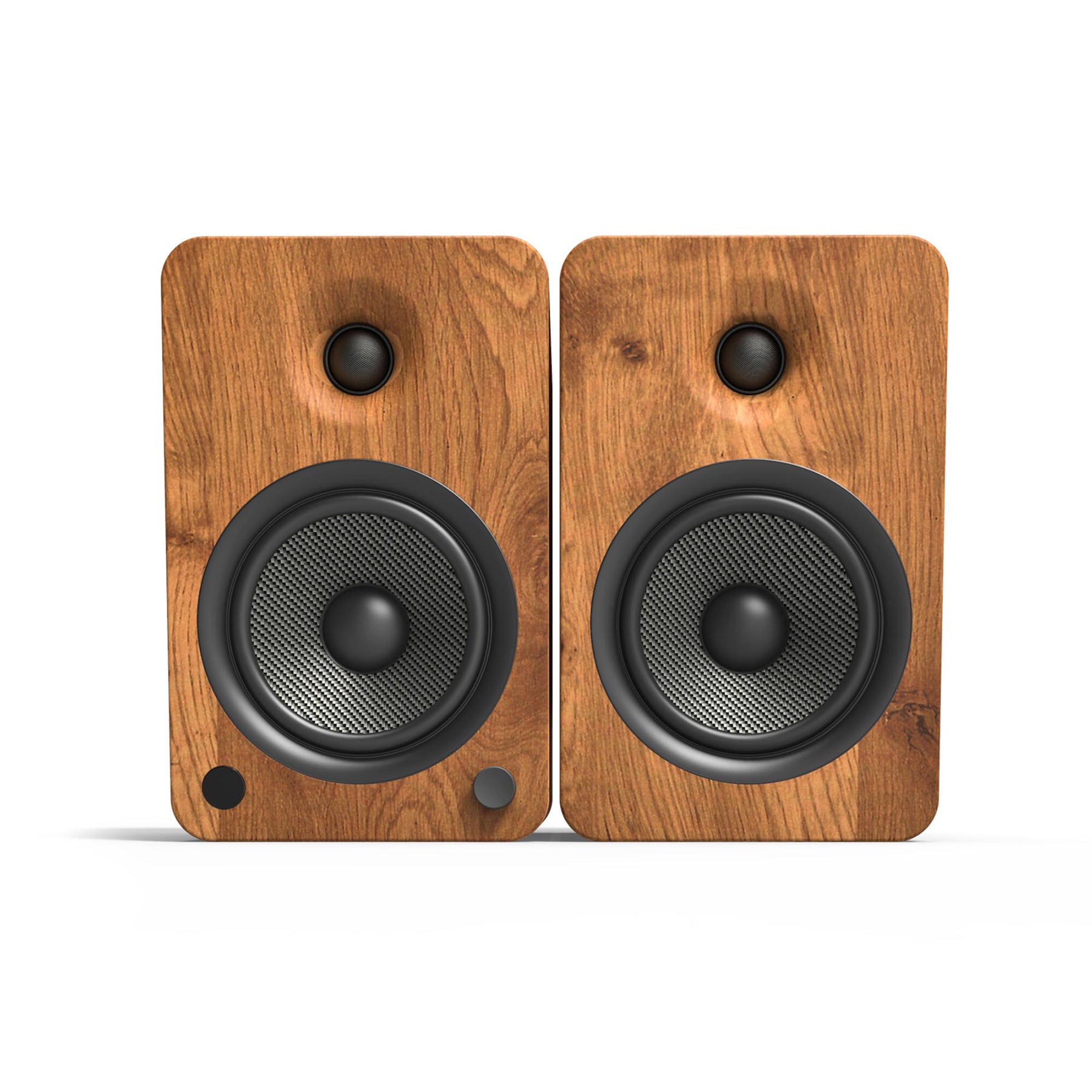Kanto YU6 Powered Bookshelf Speakers Walnut (YU6WALNUT
