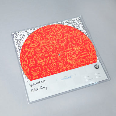 Turntable Lab: Keith Haring Slipmat Record Mat - Red packaging