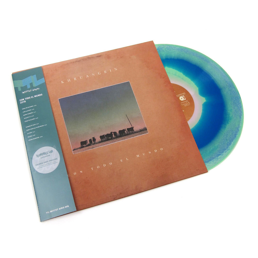 Khruangbin: Con Todo El Mundo (Swirl Colored Vinyl) Vinyl LP - Turntable Lab Exclusive on white