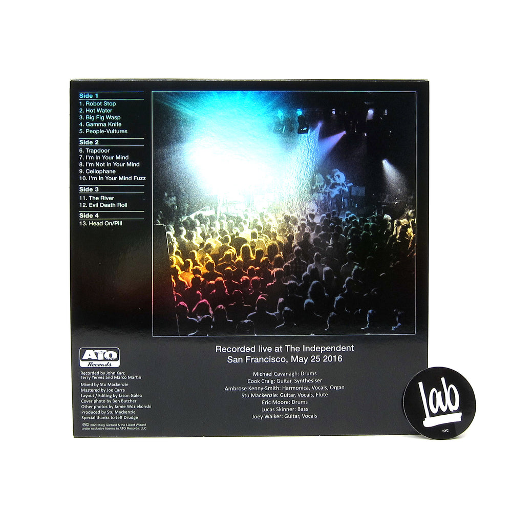 King Gizzard And The Lizard Wizard: Live In San Francisco '16 - Deluxe Edition (Colored Vinyl)