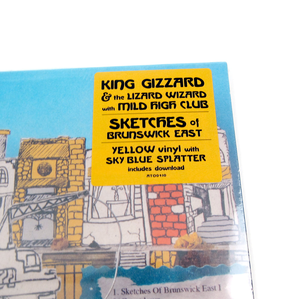 King Gizzard And The Lizard Wizard With Mild High Club: Sketches Of Brunswick East (Yellow / Blue Splatter Colored Vinyl) Vinyl LP