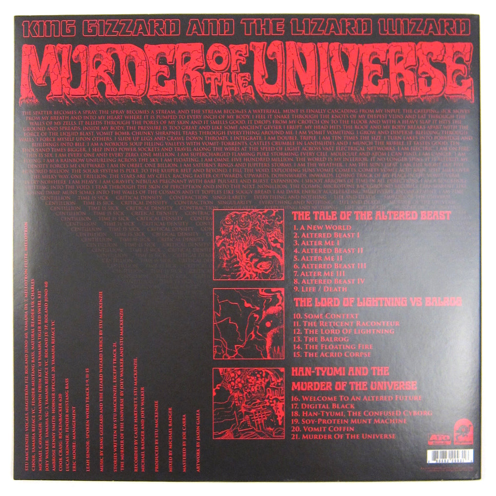 King Gizzard And The Lizard Wizard: Murder Of The Universe (Green Splatter Colored Vinyl) Vinyl LP