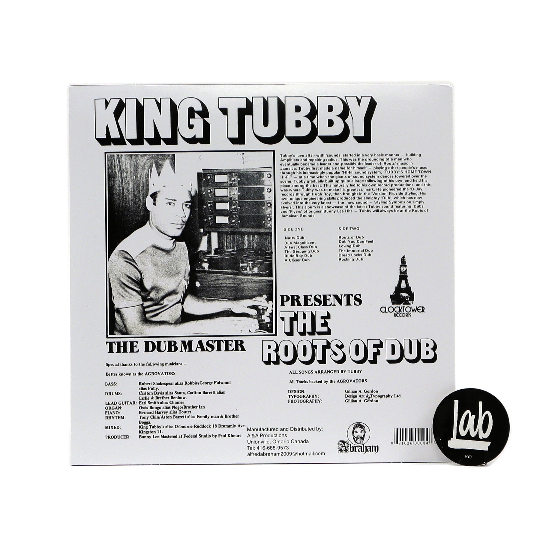 King Tubby: Roots Of Dub Vinyl LP – TurntableLab.com