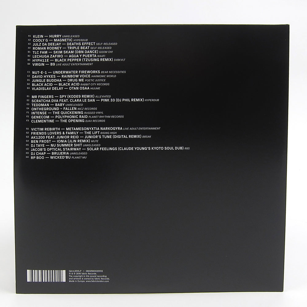 Kode9 & Burial: Fabriclive 100 Vinyl 4LP