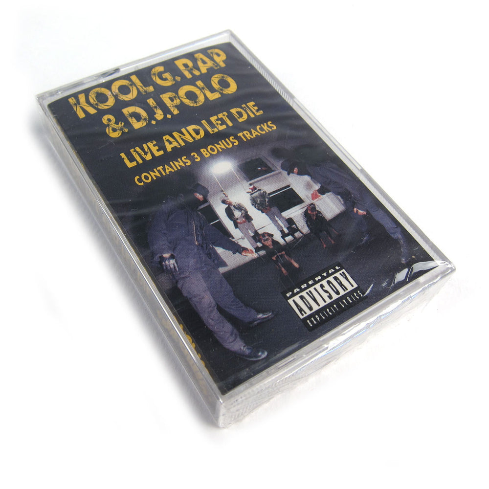 Kool G. Rap & D.J. Polo: Live And Let Die Cassette Tape (Deadstock)