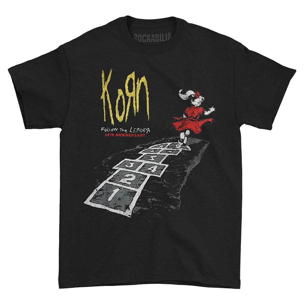 Korn: Follow The Leader 20th Anniversary Shirt - Black