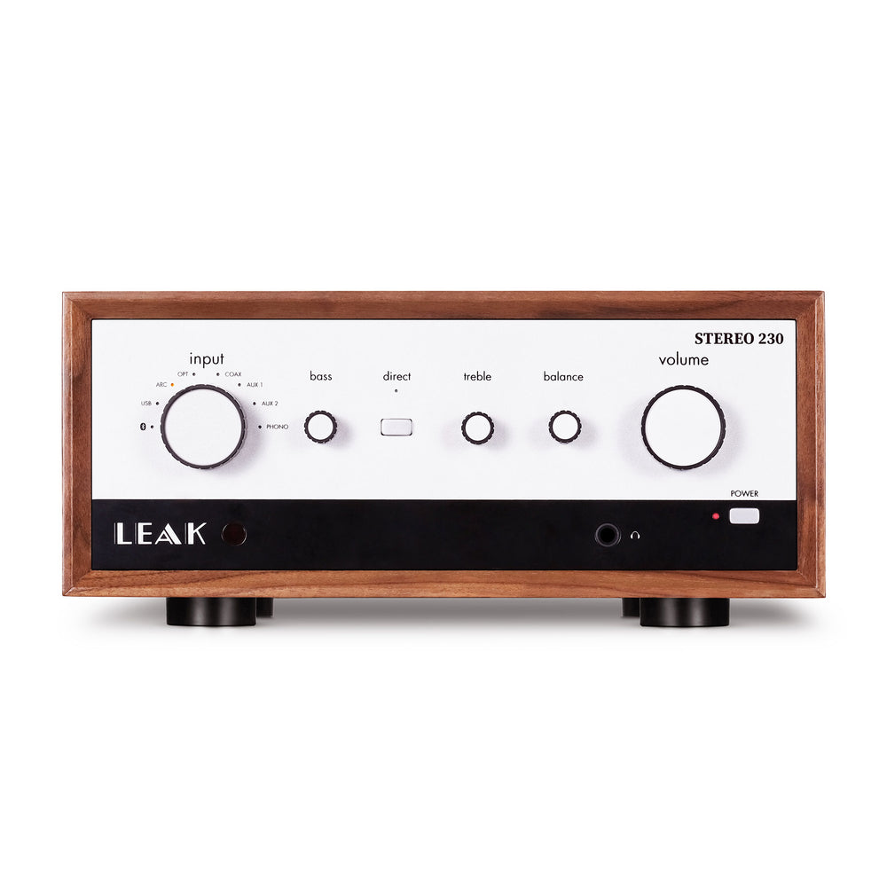 Leak: Stereo 230 Integrated Amplifier w/ Bluetooth - Walnut