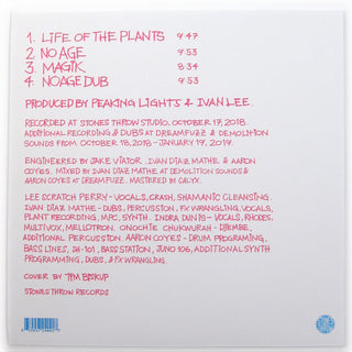 Lee Scratch Perry: Life Of The Plants Vinyl LP