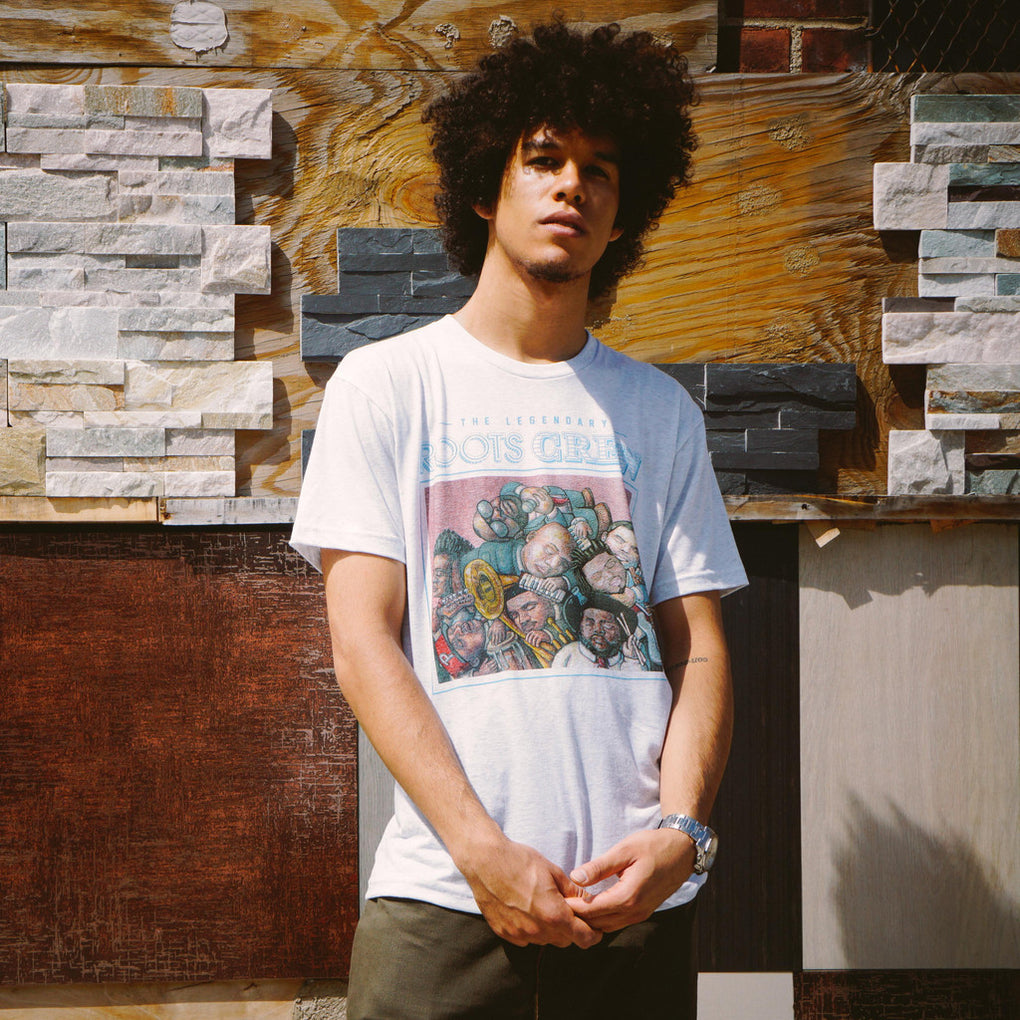 The Roots: Legendary Roots Crew Shirt - Heather Grey — TurntableLab.com