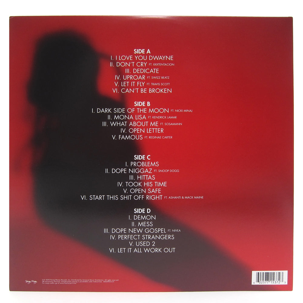 Lil Wayne: Tha Carter V Vinyl 2LP