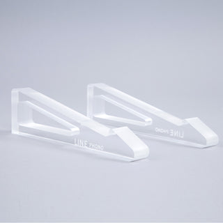 Line Phono: Acrylic Angler Speaker Stands