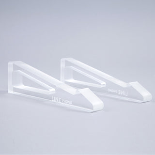 Line Phono: Acrylic Angler Speaker Stands