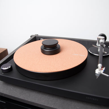 Line Phono: Cork Record Mat + Record Weight Package