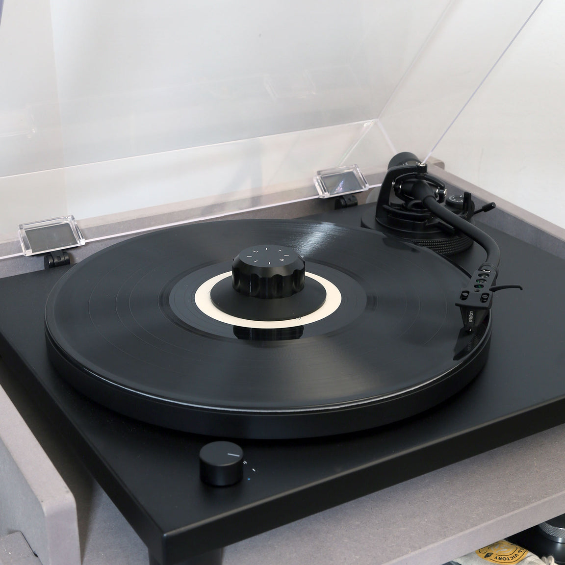 Turntable Frame Line Phono Audio Furniture: Turntable+Speaker Stands w/Record Storage ...