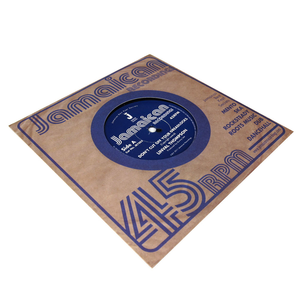 Linval Thompson: Don't Cut Off Your Dreadlocks Vinyl 7"