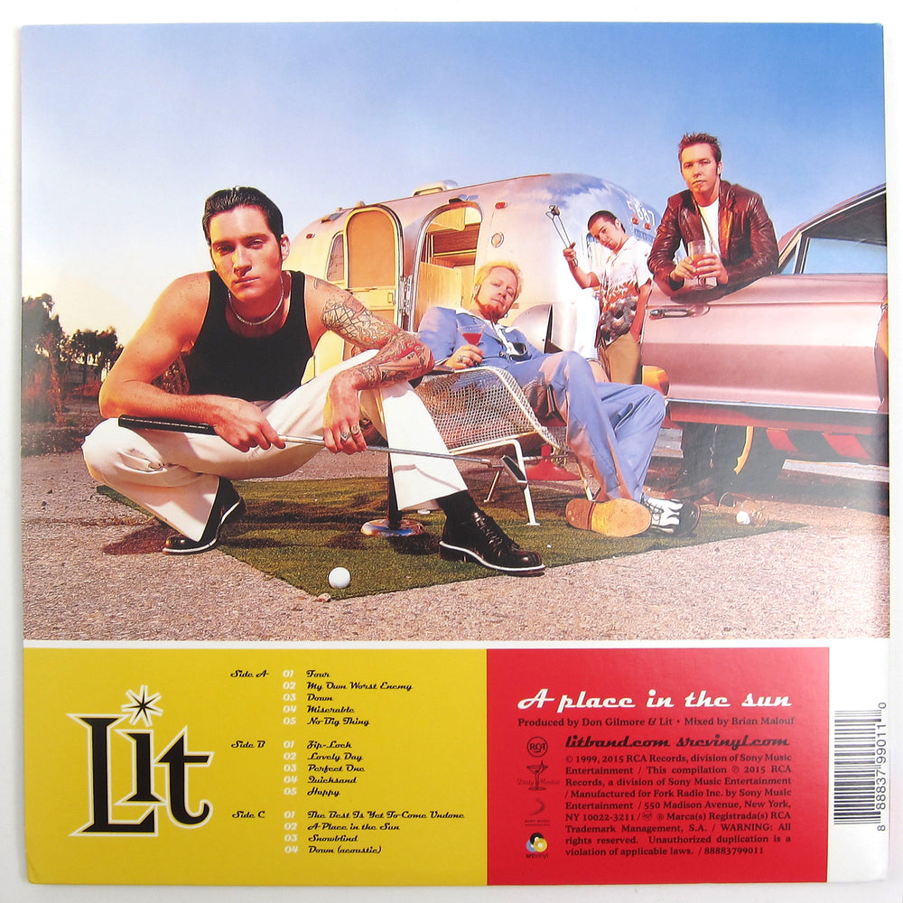 Lit: A Place In The Sun (180g, Colored Vinyl) Vinyl 2LP