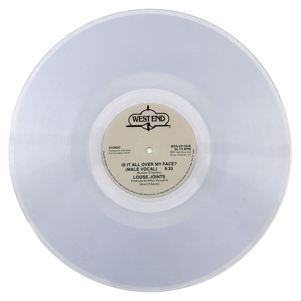 Loose Joints: Is It All Over My Face (Clear Colored Vinyl) Vinyl 12"