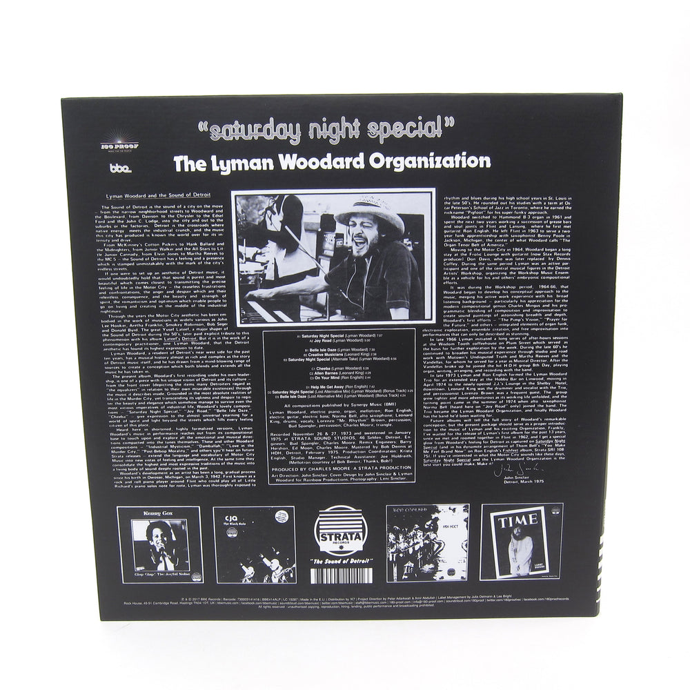 The Lyman Woodard Organization: Saturday Night Special Vinyl 2LP