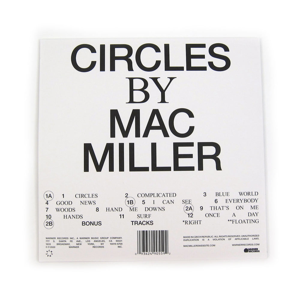 Mac Miller: Circles (Clear Colored Vinyl) Vinyl 2LP