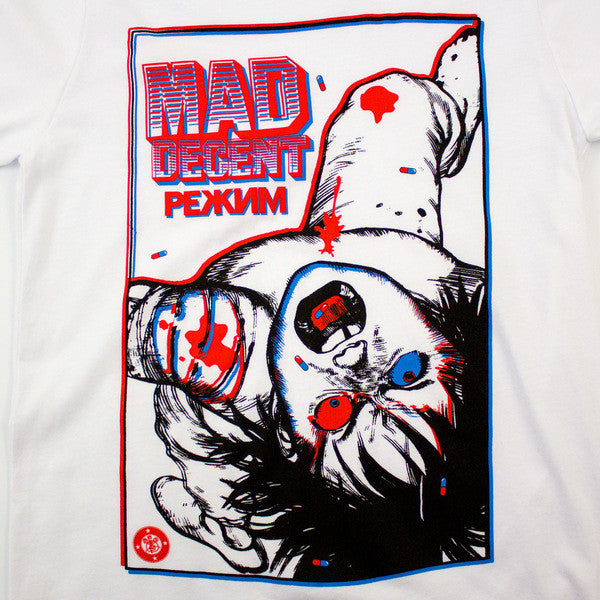 Mad Decent: Mishka x Mad Decent RB3D Shirt - White