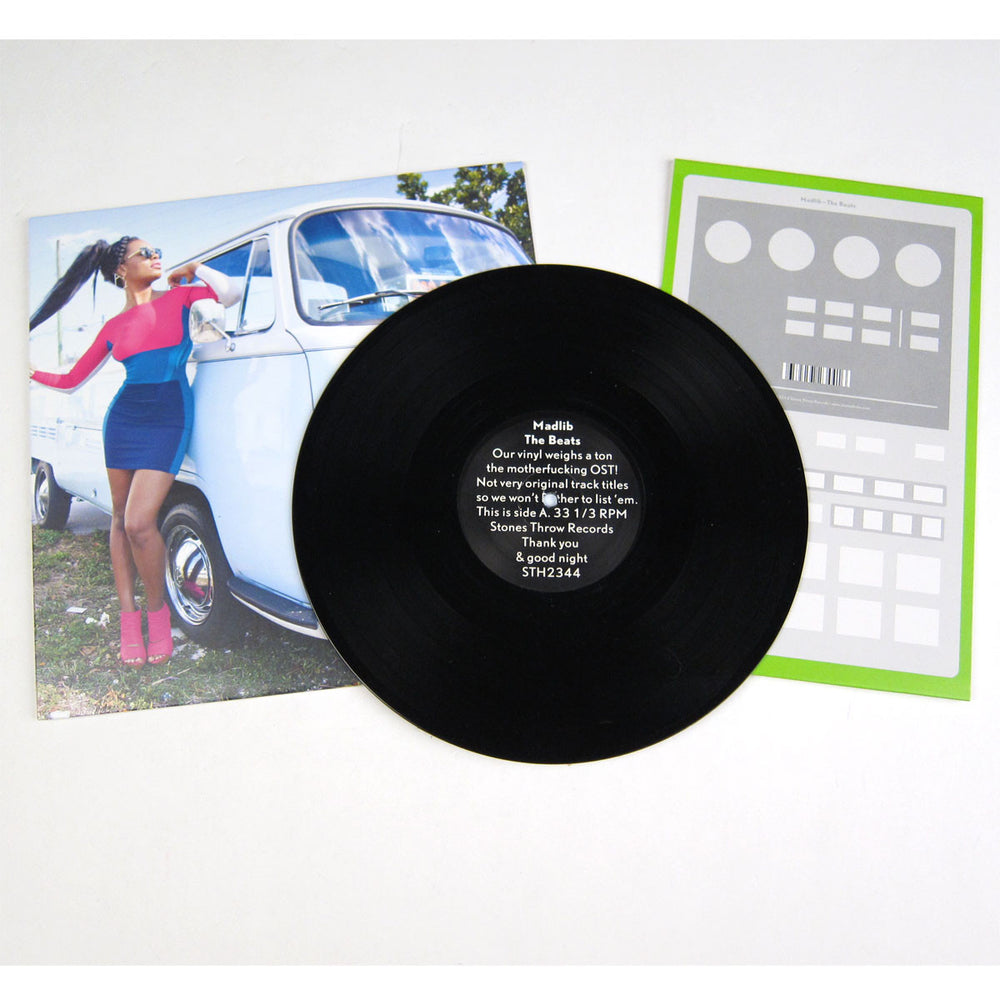 Madlib: The Beats - Our Vinyl Weighs A Ton OST (Free MP3) Vinyl 10" detail